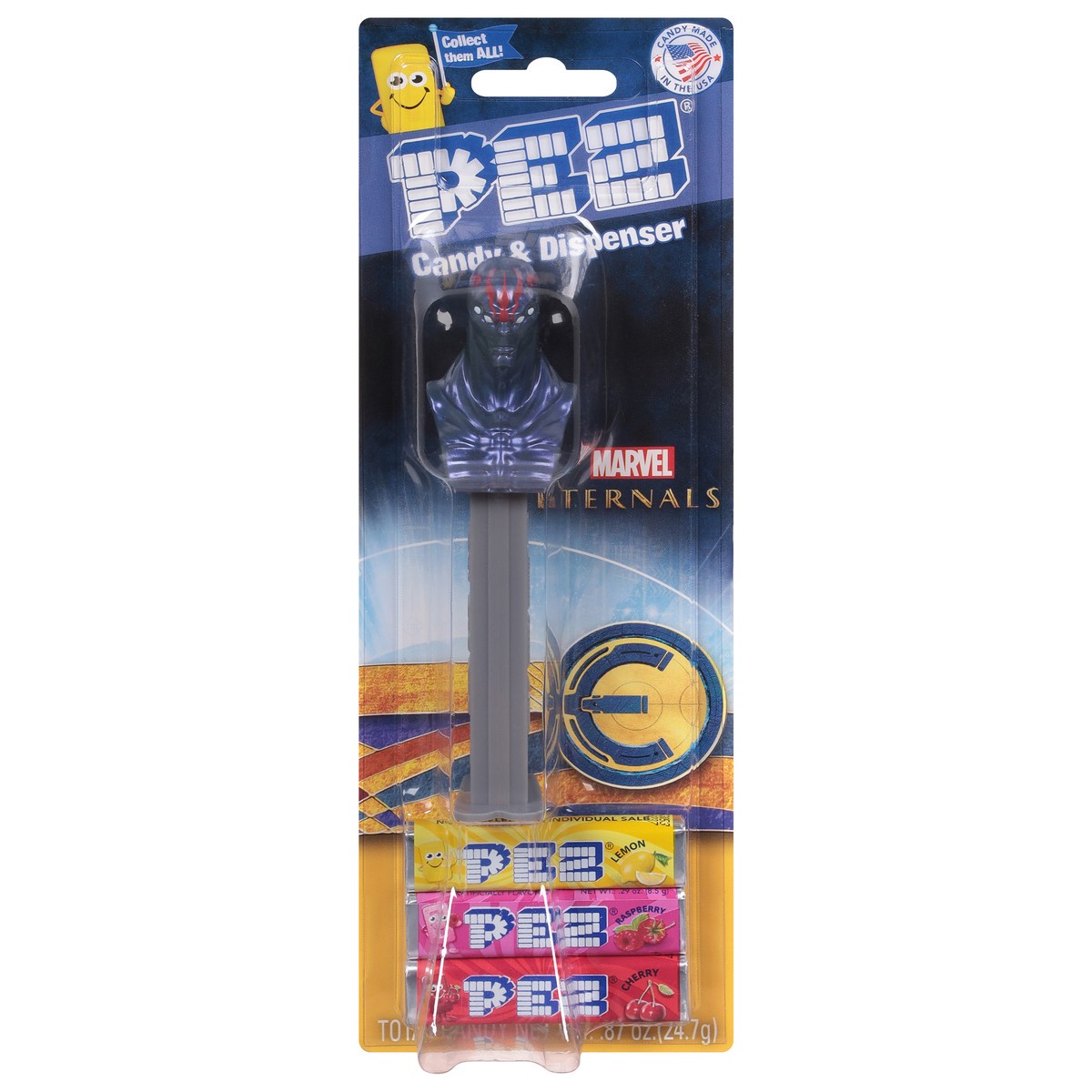 slide 1 of 2, PEZ Care Bears Unlock the Magic Assorted Candy & Dispenser .87 oz, 1 ct