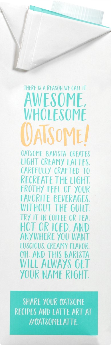 slide 4 of 9, Oatsome Organic Barista Oat Drink 1 lt, 33.8 fl oz