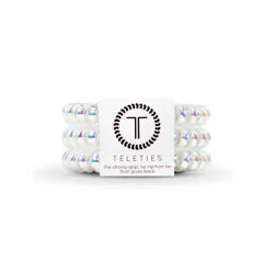 TELETIES Peppermint Small Hair Ties - 3pc - Blue