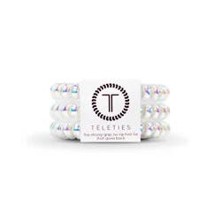 TELETIES Peppermint Small Hair Ties - 3pc - Blue