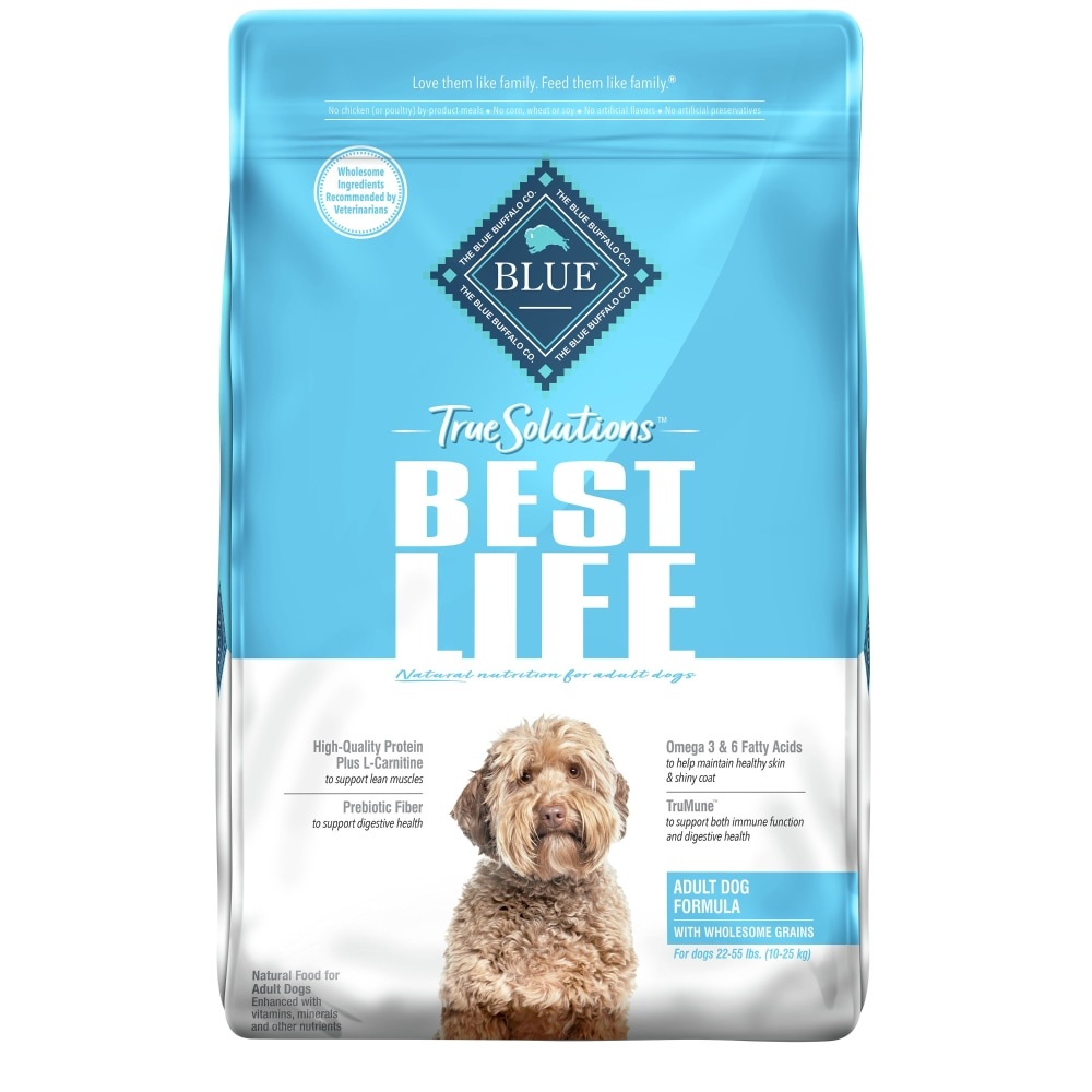 slide 1 of 1, Blue Buffalo Blue True Solutions Best Life Adult Dog Food, Chicken, 11 lb