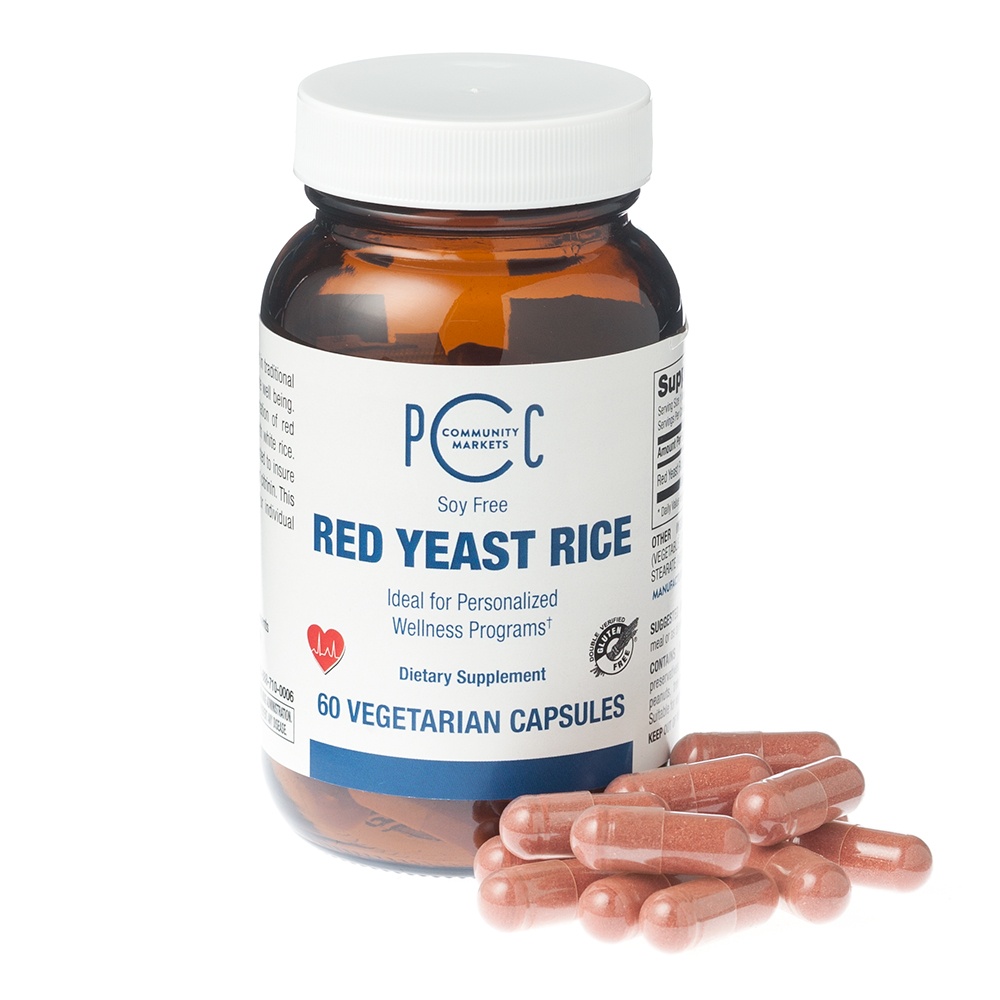 slide 1 of 1, PCC Red Yeast Rice (Veggie Caps), 60 ct