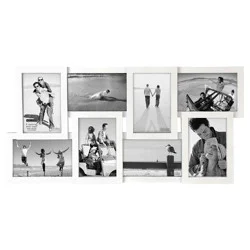 Malden Puzzle Junction 8 Openings 4" x 6" White Picture Frame Collage