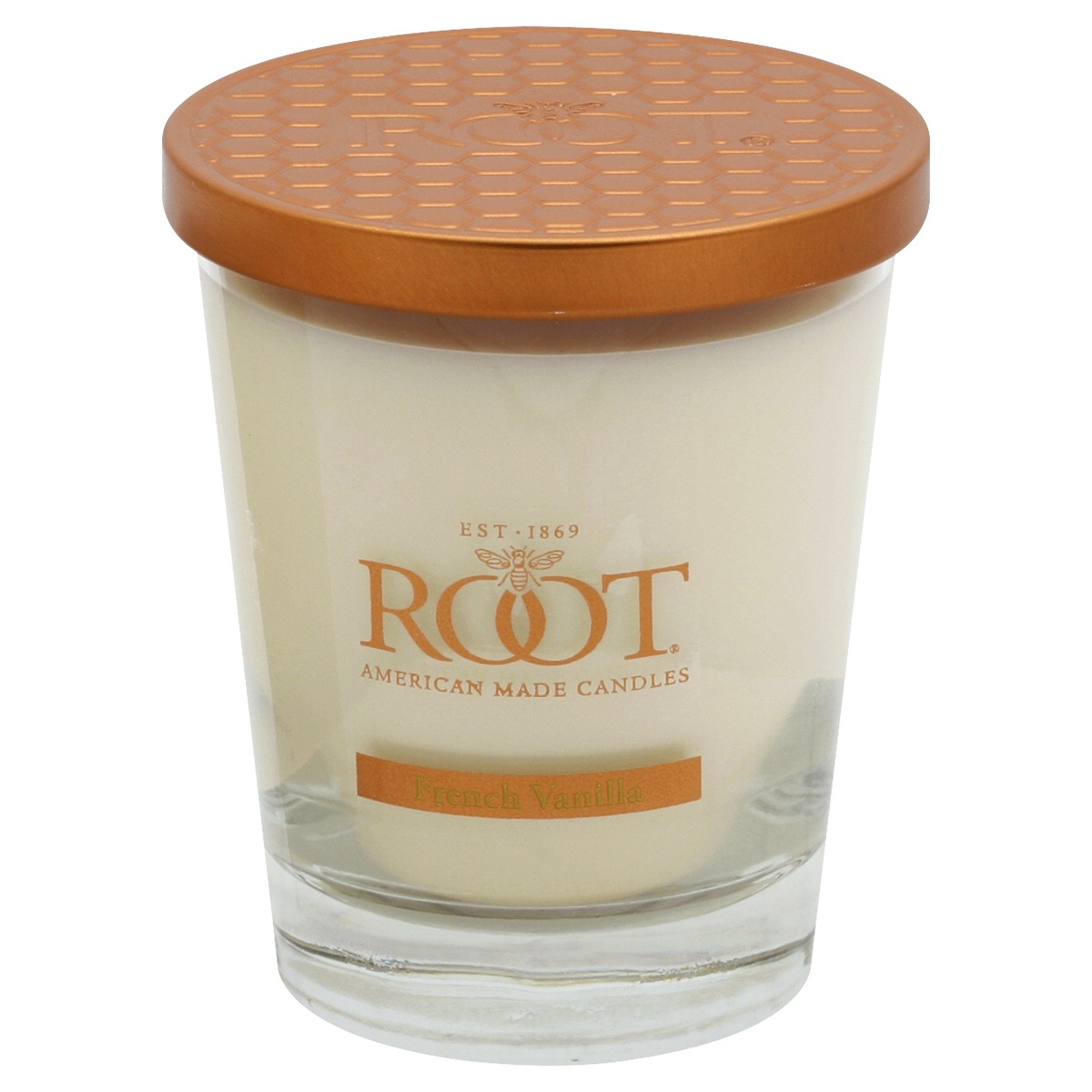 slide 1 of 1, Root Large Veriglass French Vanilla Candle, 10.5 oz