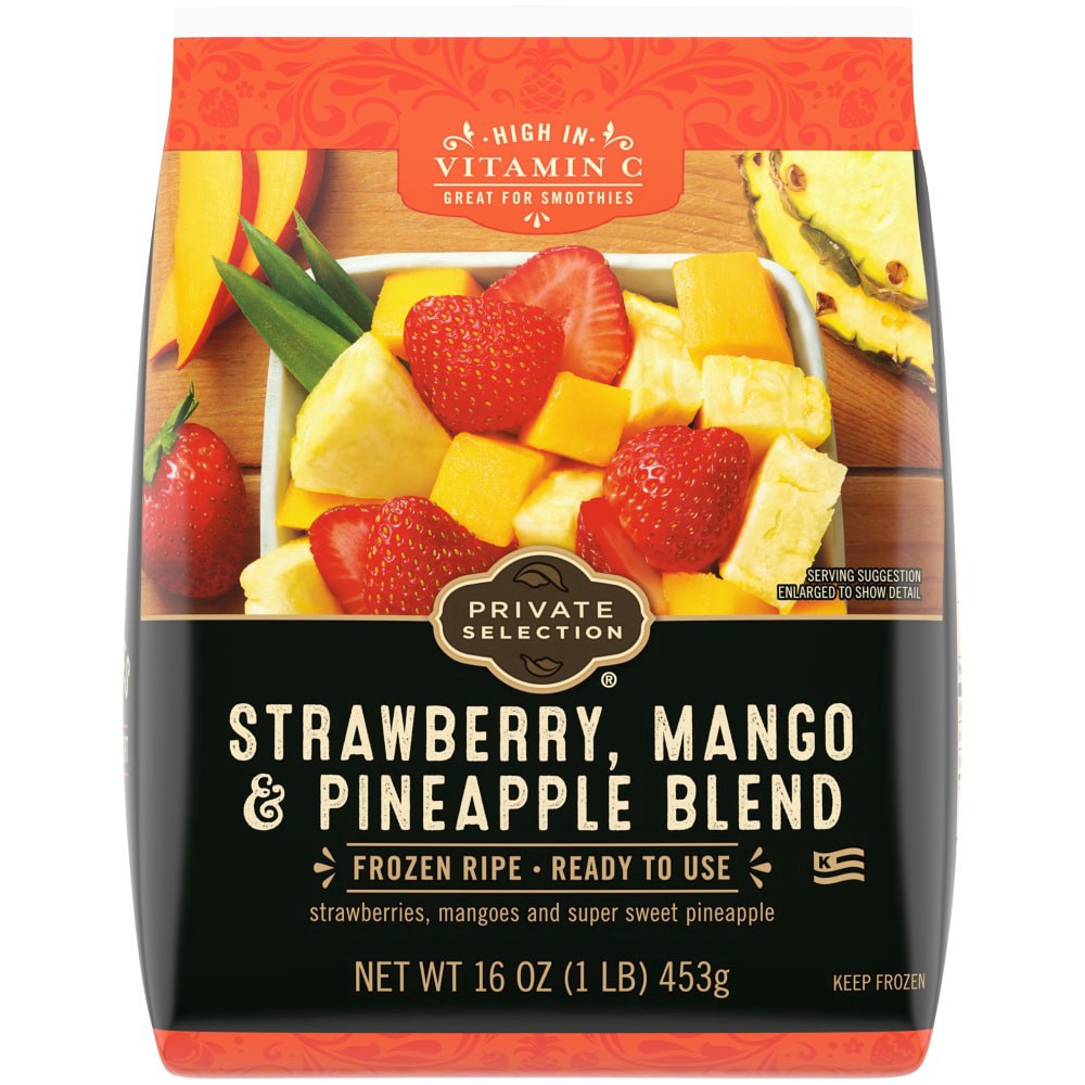 slide 2 of 3, Private Selection Tropical Fruit Blend, 16 oz
