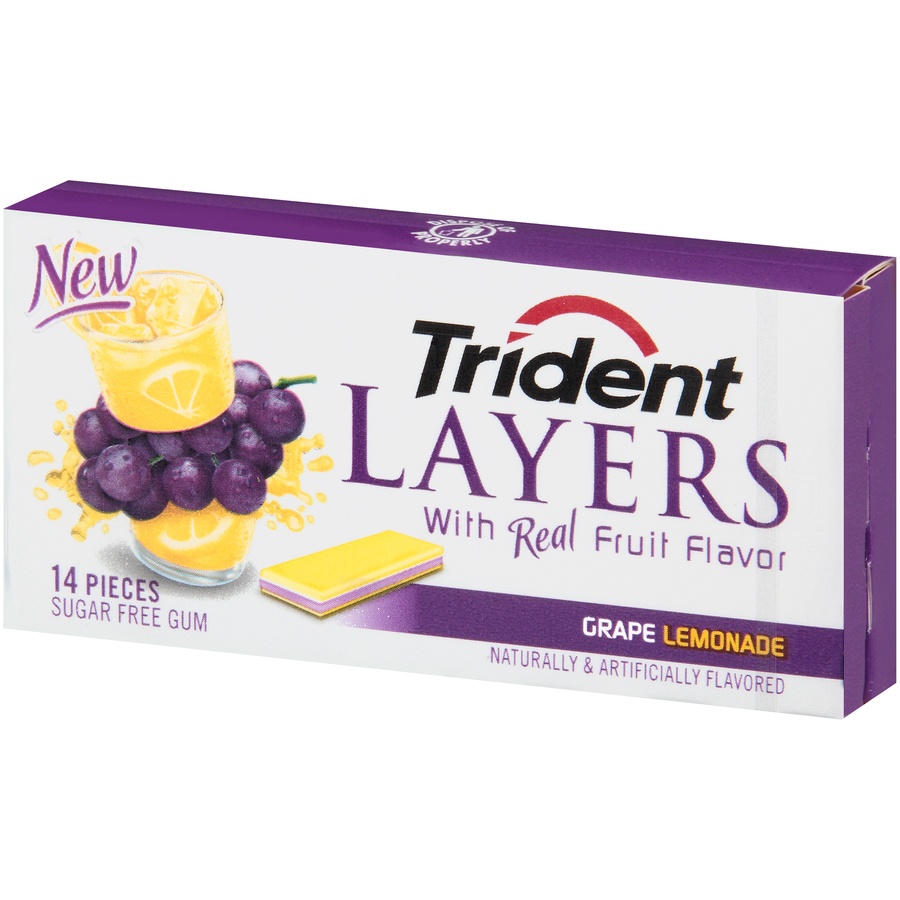 Trident Layers Grape Lemonade Gum Shipt