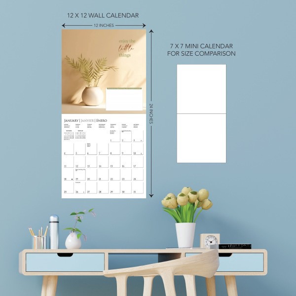 slide 3 of 5, 2026 Graphique Inspirational Monthly Wall Calendar, A Fresh Start, 12"" x 12"", January To December, CY34726, 1 ct