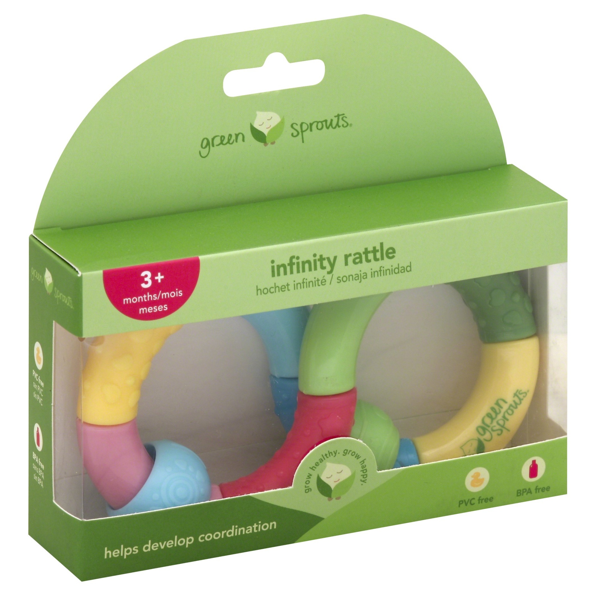 slide 1 of 1, Green Sprouts Rattle 1 ea, 1 ct