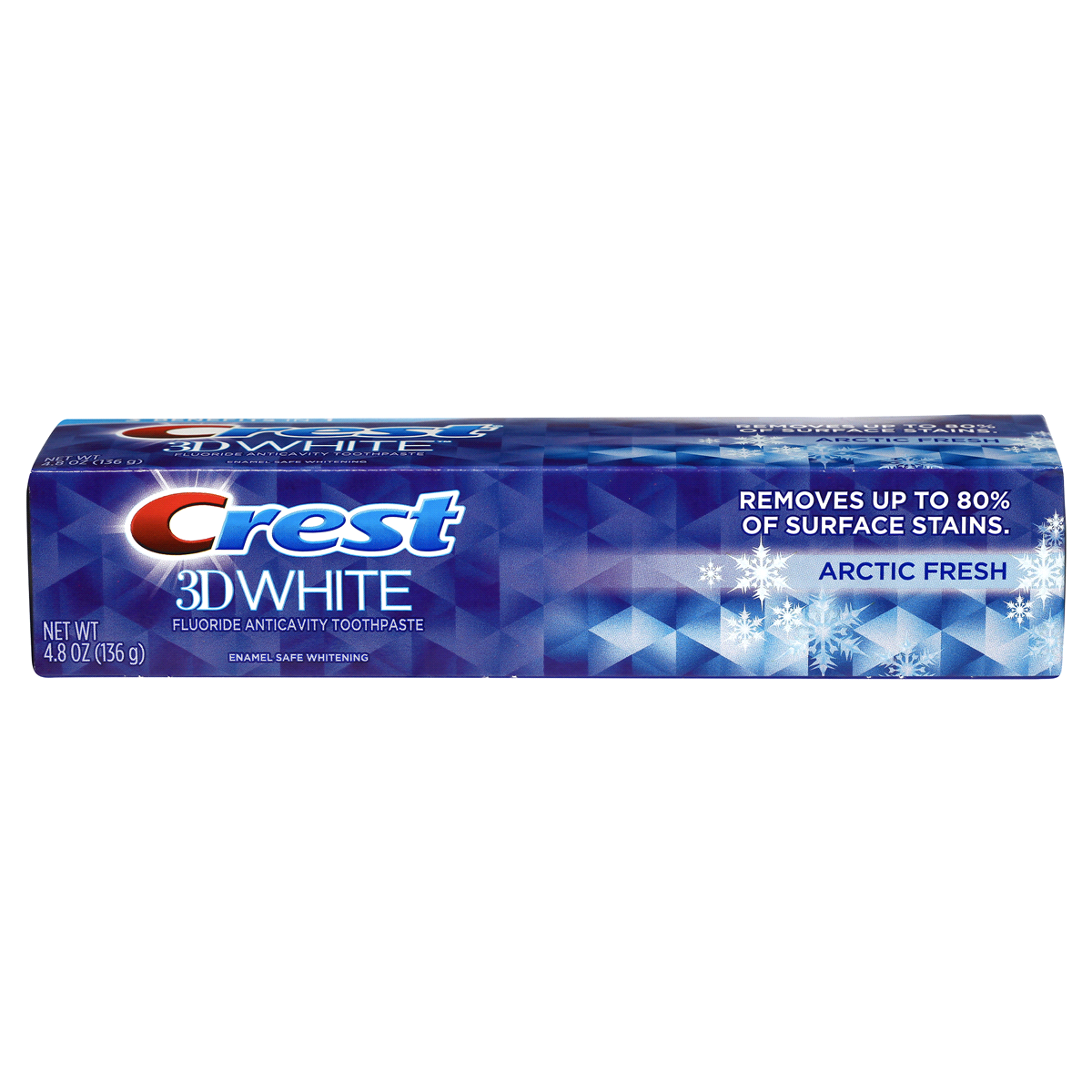 slide 2 of 7, Crest 3d White Arctic Fresh Whitening Toothpaste Icy Cool Mint, 4.8 oz