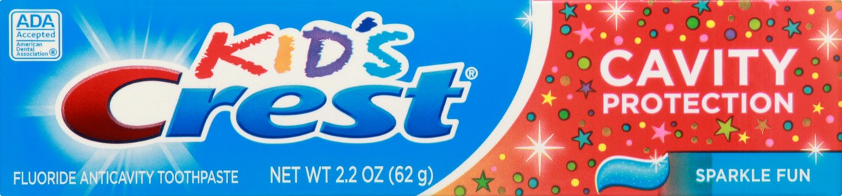 slide 4 of 9, Crest Kid's Cavity Protection Toothpaste - Sparkle Fun, 2.2 oz