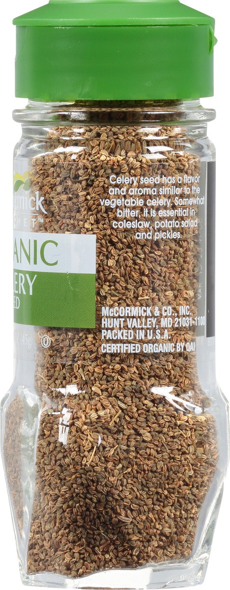 slide 6 of 8, McCormick Gourmet Organic Celery Seed, 1.62 oz, 1.87 oz