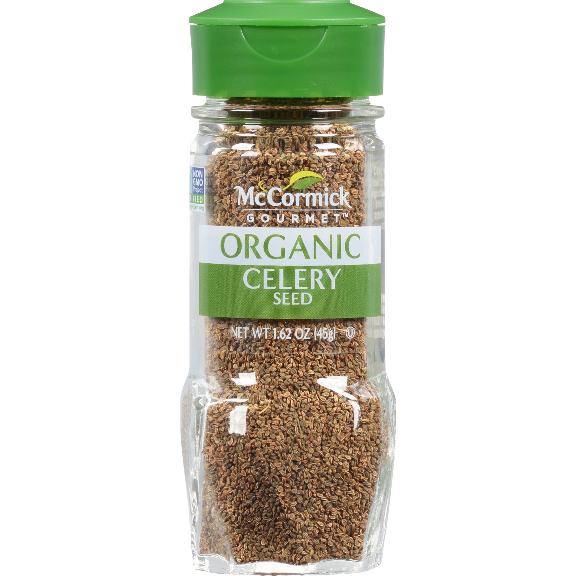 slide 1 of 8, McCormick Gourmet Organic Celery Seed, 1.62 oz, 1.87 oz