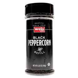 Weis Quality Black Peppercorn Refill Spices