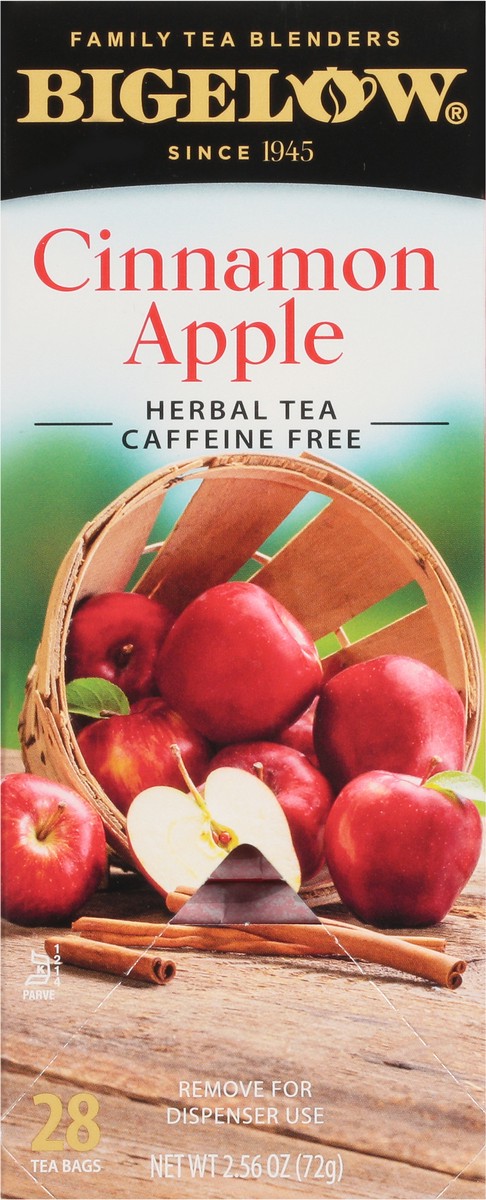 slide 7 of 13, Bigelow Tea Bags Caffeine Free Cinnamon Apple Herbal Tea 28 ea, 28 ct