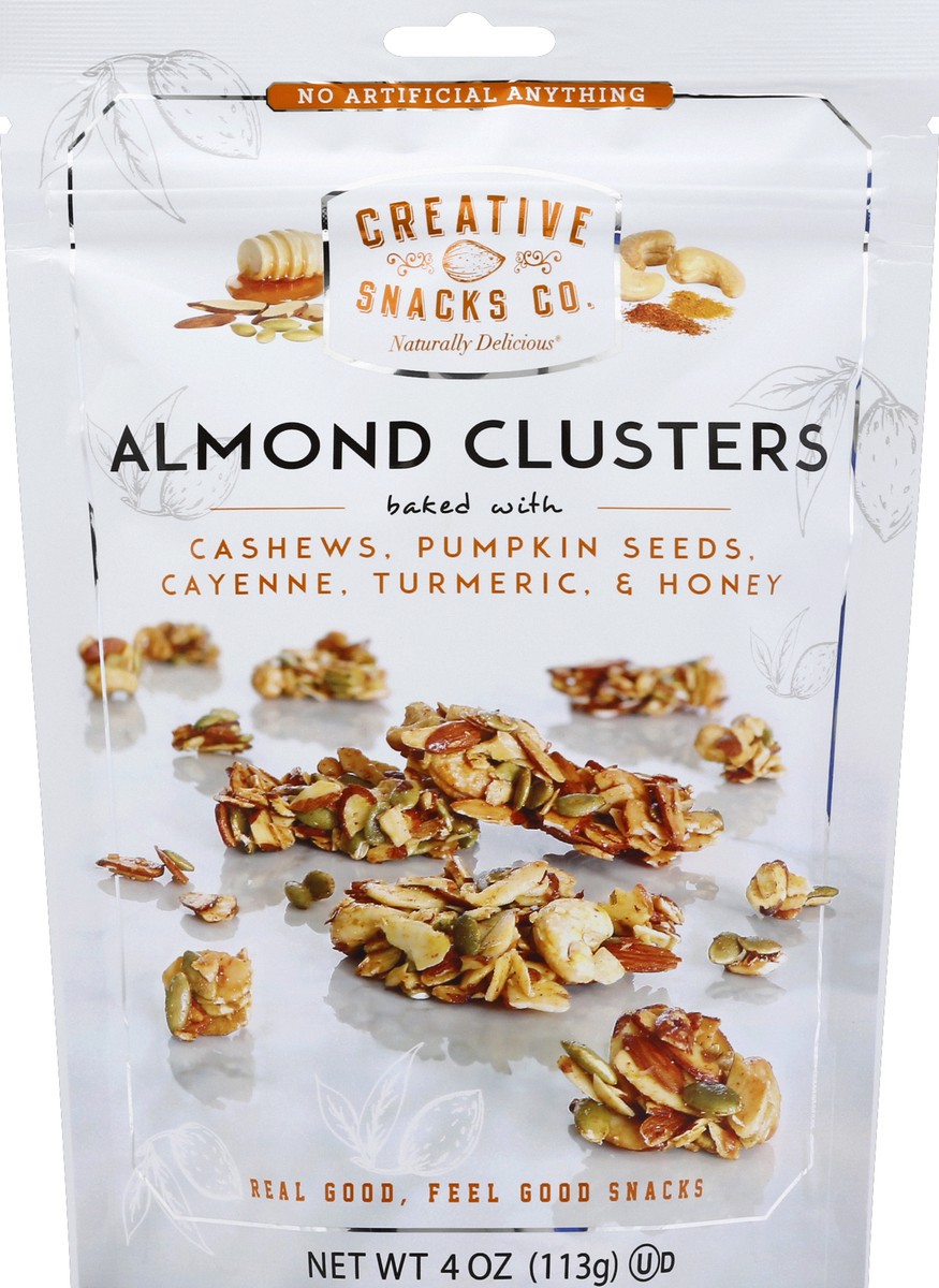 slide 2 of 2, Creative Snacks Co Almond Clusters, 4 oz