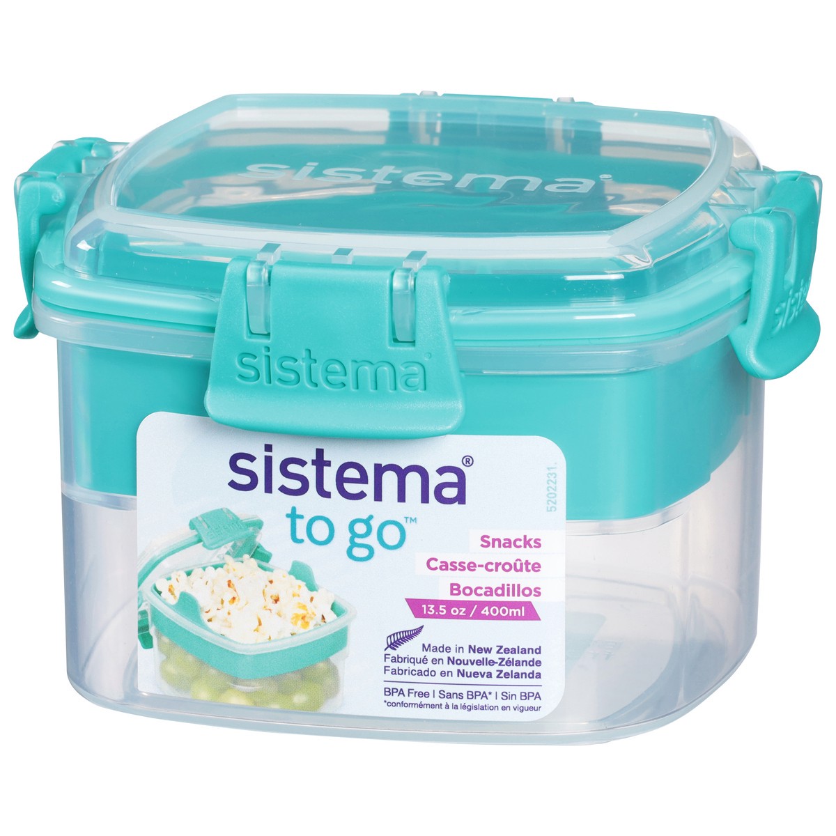 slide 8 of 9, Sistema 13.5 Ounce Snacks To Go 1 ea, 13.5 oz