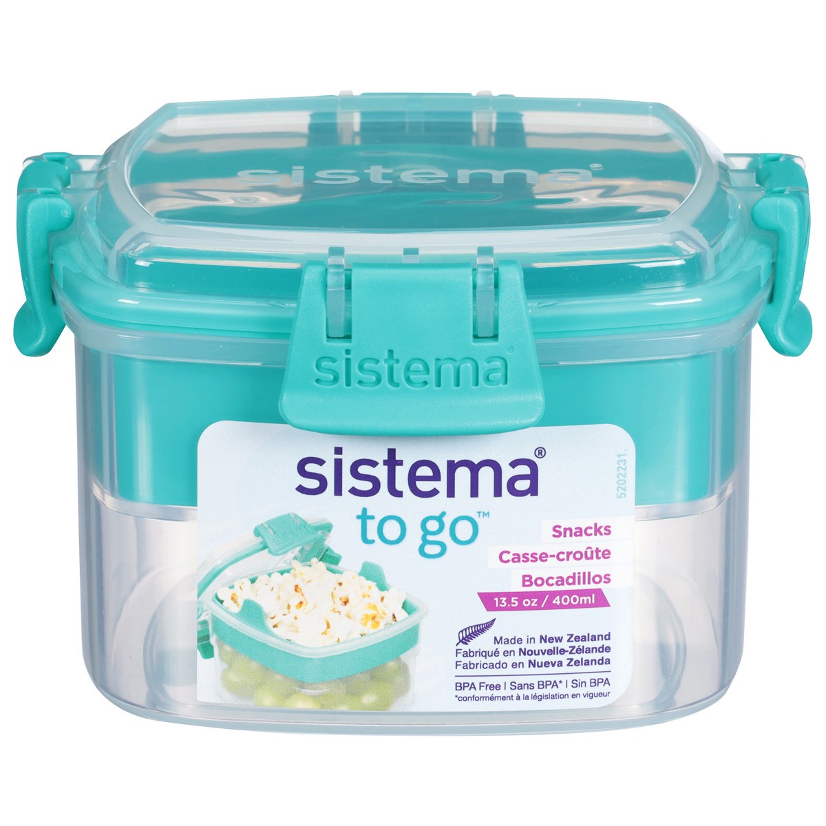 slide 1 of 9, Sistema 13.5 Ounce Snacks To Go 1 ea, 13.5 oz