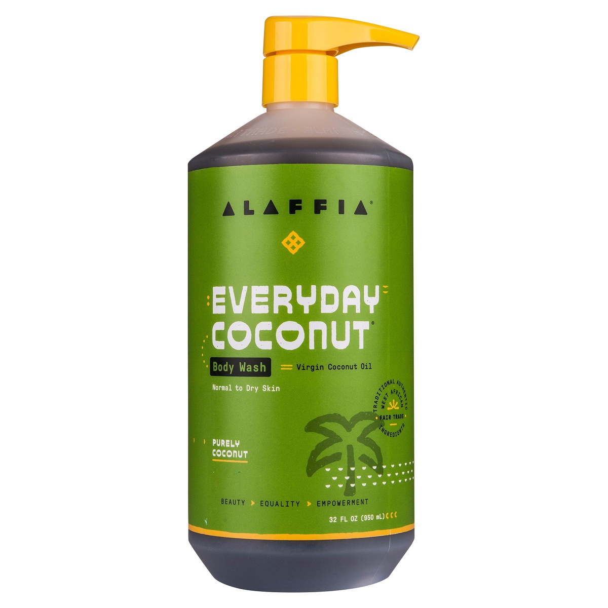 slide 1 of 1, Alaffia Everyday Coconut Body Wash, 32 fl oz