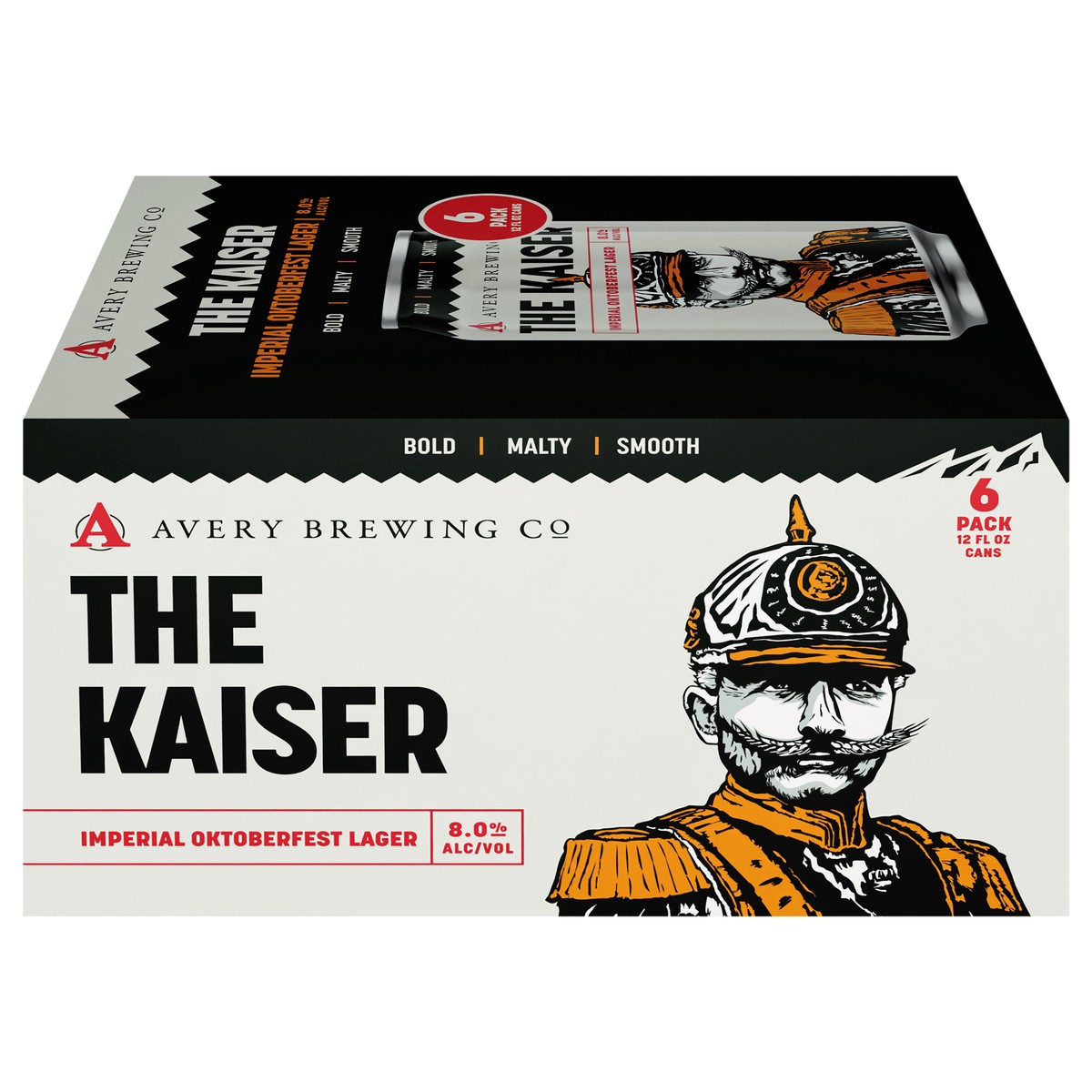 slide 1 of 11, Avery Brewing Avery The Kaiser, 6-Pack, 12 Fl Oz Cans, 8% ABV, 6 ct; 12 fl oz