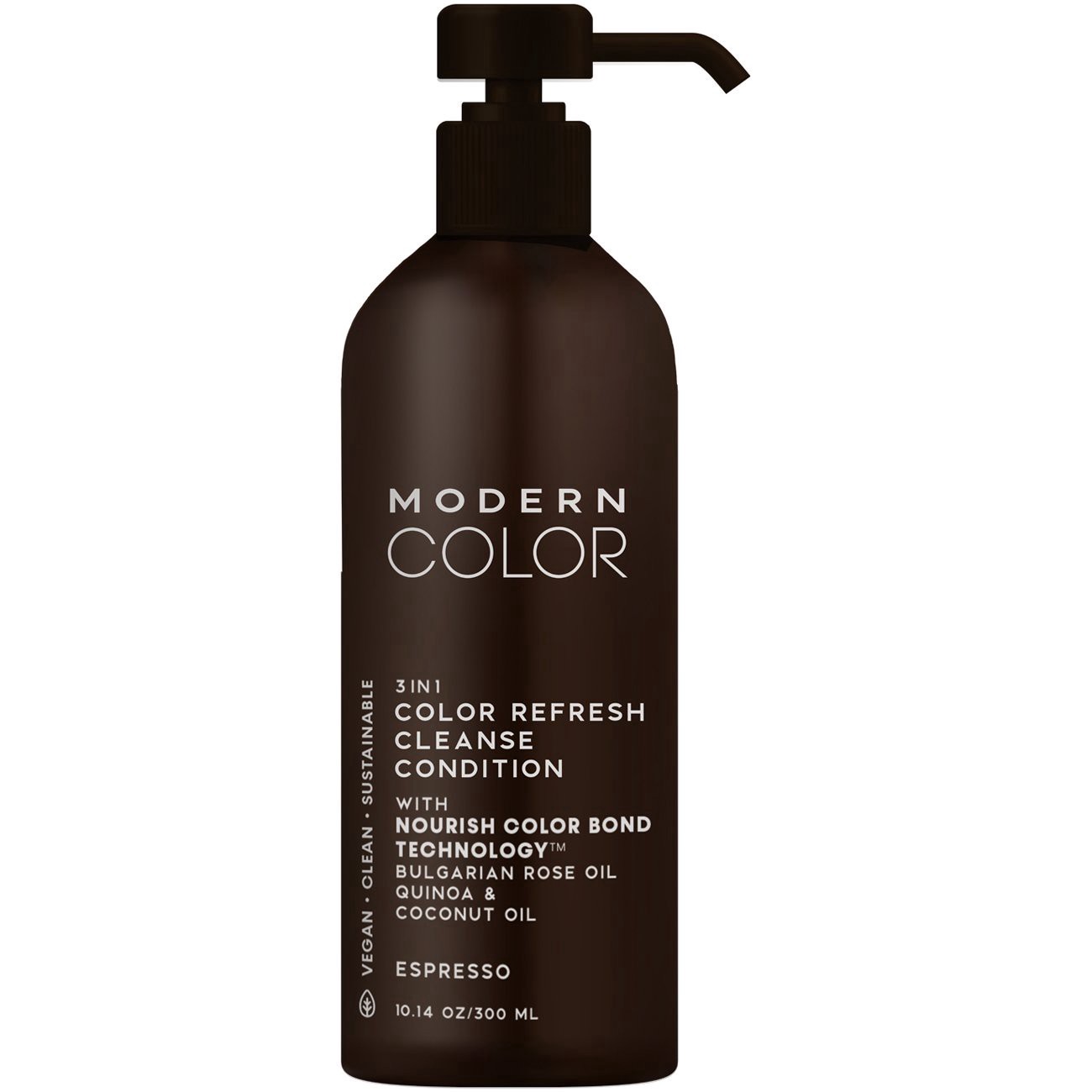 slide 1 of 1, Modern Color 3-in-1 Color Depositing Refresh Cleanse Conditioner - Espresso, 10.14 oz