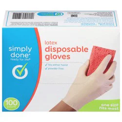 Simply Done Disposable Latex Gloves
