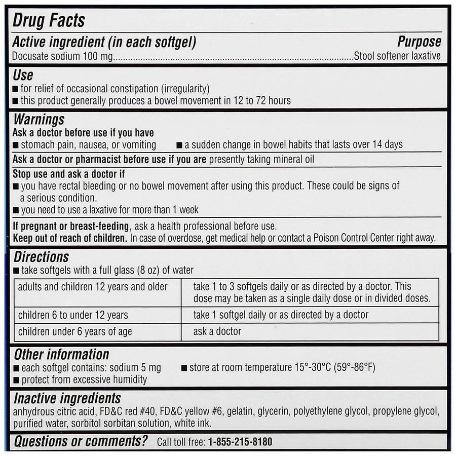 slide 3 of 4, Walgreens Stool Softener, 30 ct