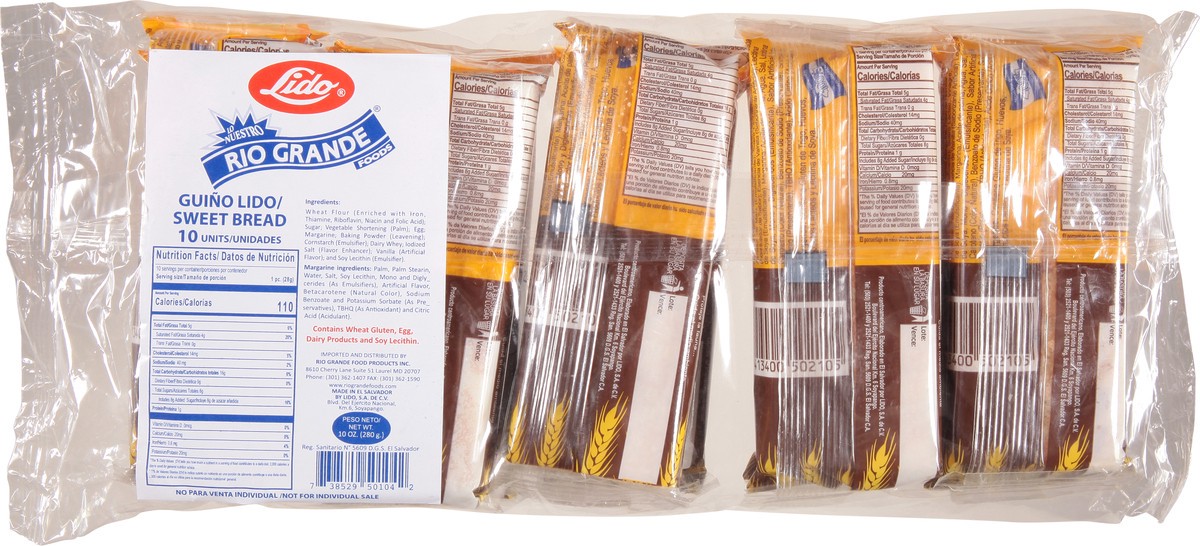 slide 13 of 13, Lido Sweet Bread 10 Units 10 ct, 10 ct