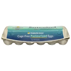 Fearless Pasteurized Large Eggs - 12 ct