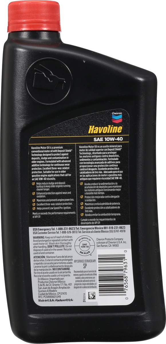 Havoline Extra SAE 10W-40  Lubricantes Chevron (España)