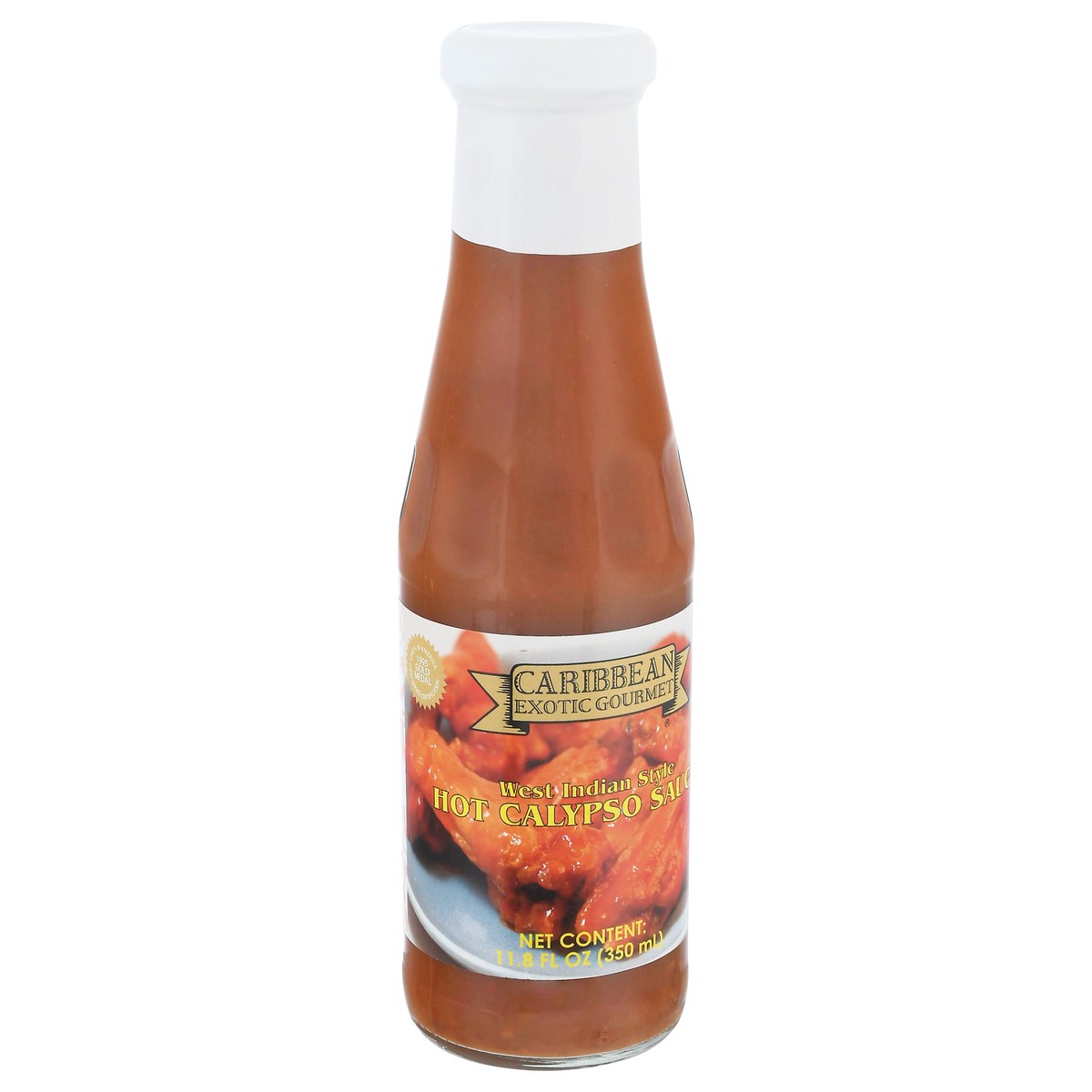 slide 2 of 9, Caribbean Exotic Gourmet Carribean Exotic Hot Calypso Sauce, 11.8 fl oz