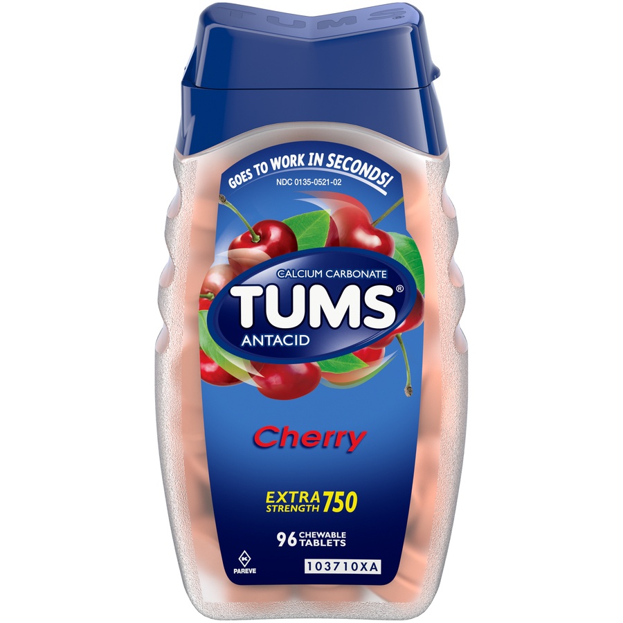 slide 1 of 3, Tums Antacid/Calcium Supplement 96 ea, 96 ct