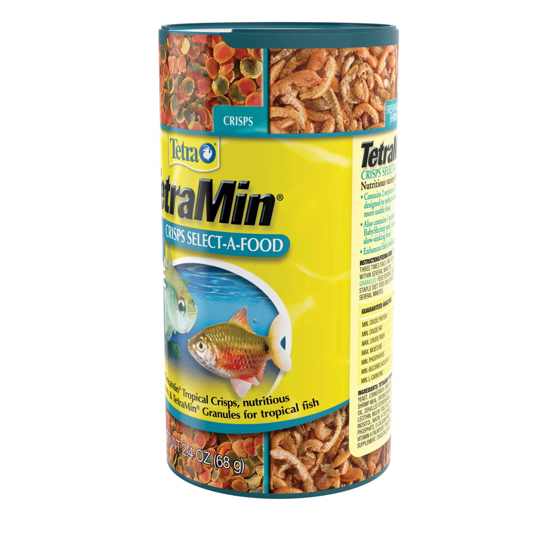 slide 5 of 5, Tetramin 3-In-1 Tropical Fish Food, 2.4 oz
