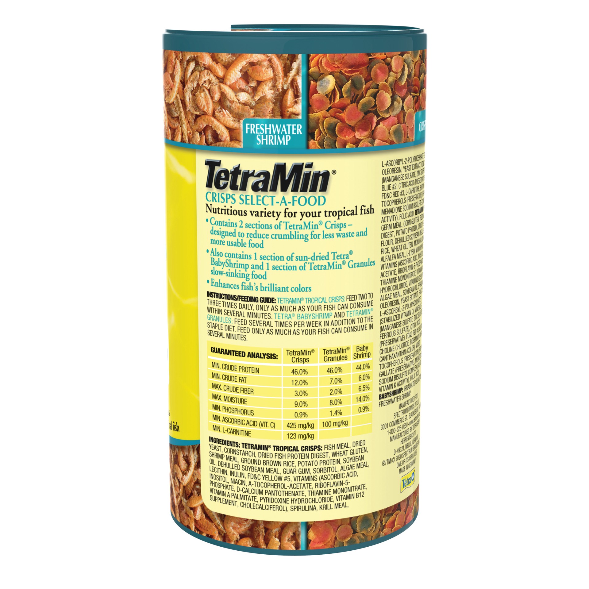 slide 2 of 5, Tetramin 3-In-1 Tropical Fish Food, 2.4 oz
