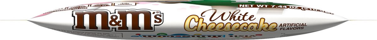 slide 3 of 8, M&M's White Chocolate Cheesecake Candies, 7.44 oz