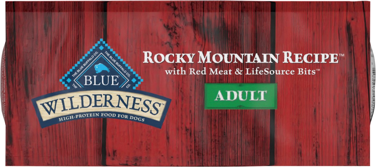 slide 2 of 12, Blue Buffalo Wilderness Rocky Mountain Recipe High Protein, Natural Adult Dry Dog Food, Red Meat 4-lb, 4 lb