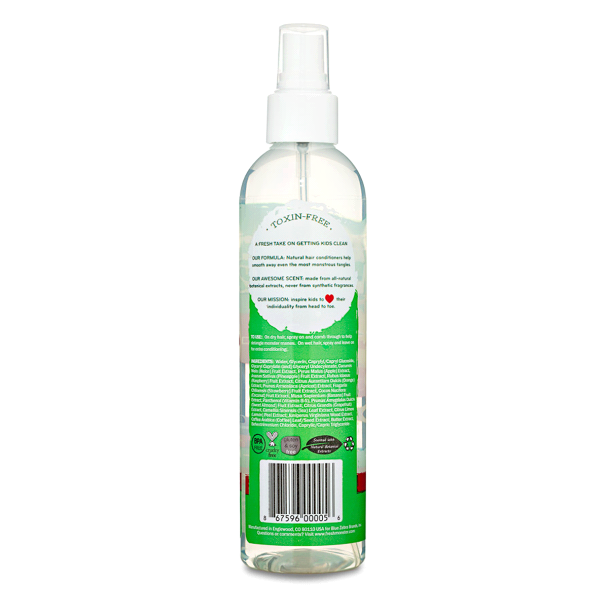 slide 2 of 2, Fresh Monster Watermelon Kids Detangler, 8 fl oz