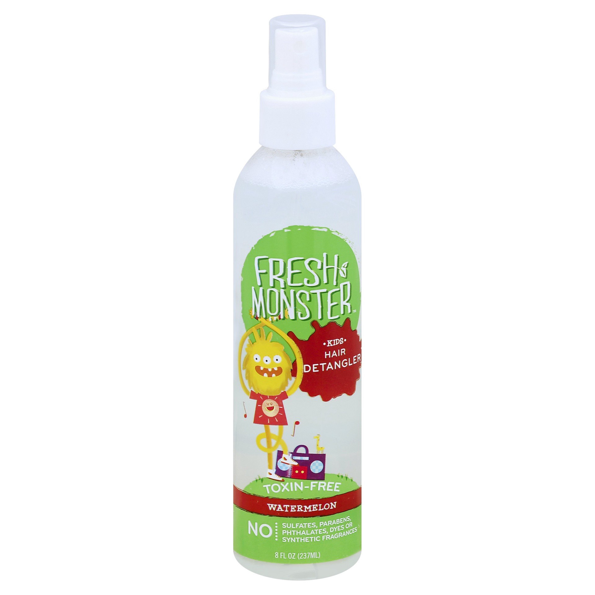 slide 1 of 2, Fresh Monster Watermelon Kids Detangler, 8 fl oz