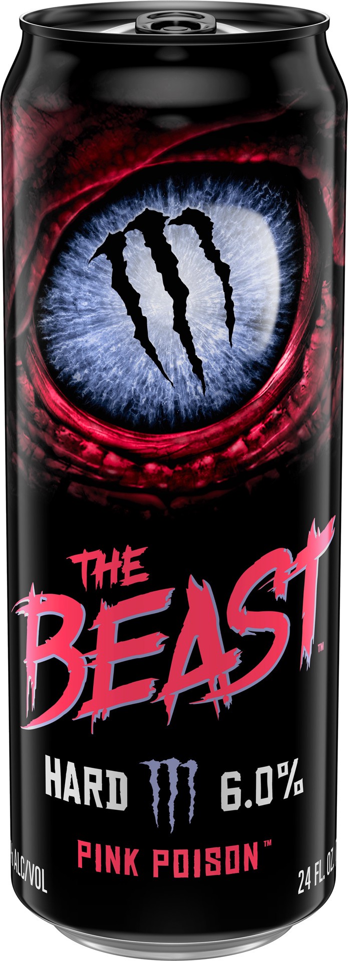 slide 3 of 3, The Beast Pink Poison Flavored Malt Beverage Craft Beer, 24 fl oz Can, 6% ABV, 24 oz