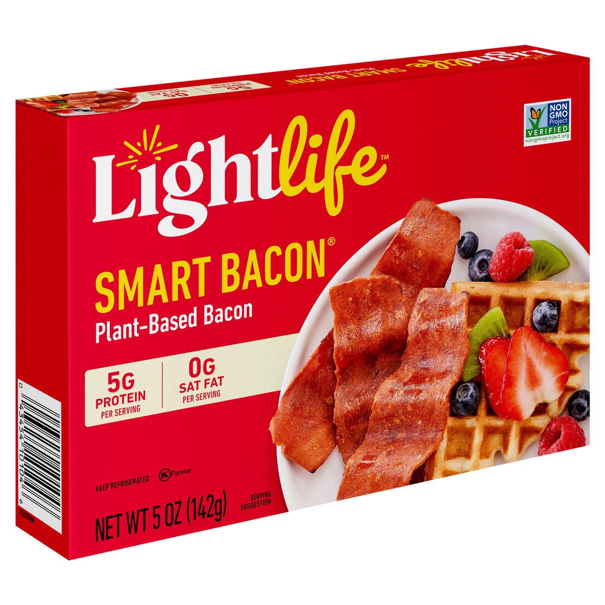 slide 8 of 8, Lightlife Bacon, 5 oz