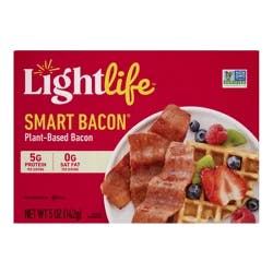 Lightlife Smart Bacon Plant-Based Vegan Bacon Strips