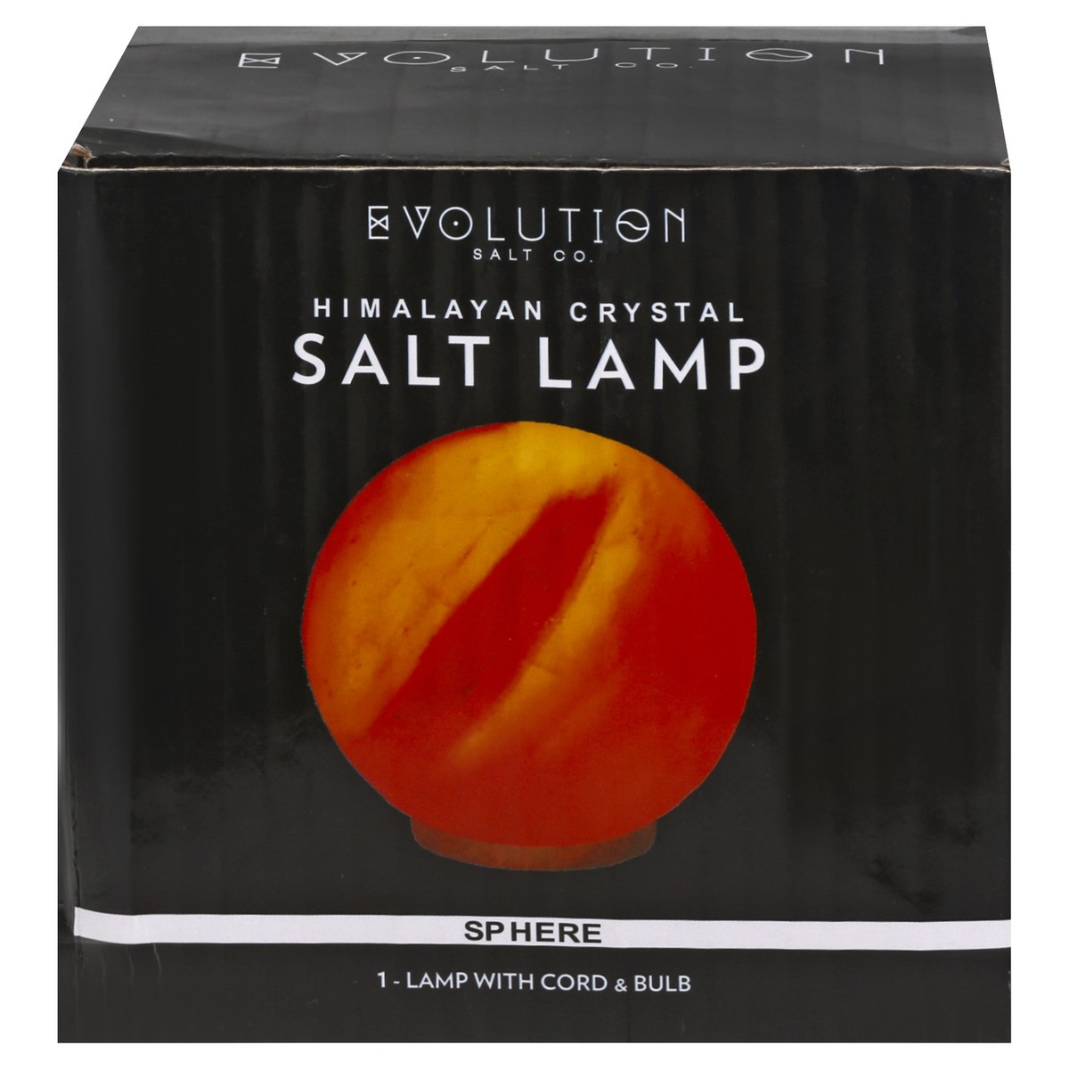 slide 4 of 10, Evolution Salt Evolution Sphere Salt Lamp 6In, 1 ct