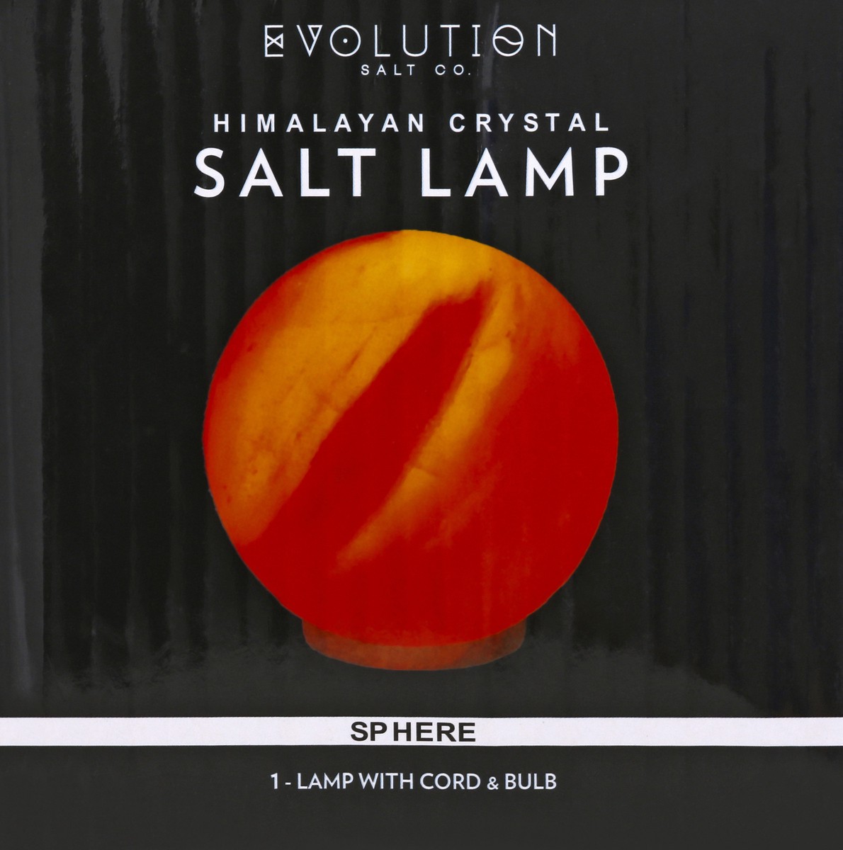 slide 1 of 10, Evolution Salt Evolution Sphere Salt Lamp 6In, 1 ct