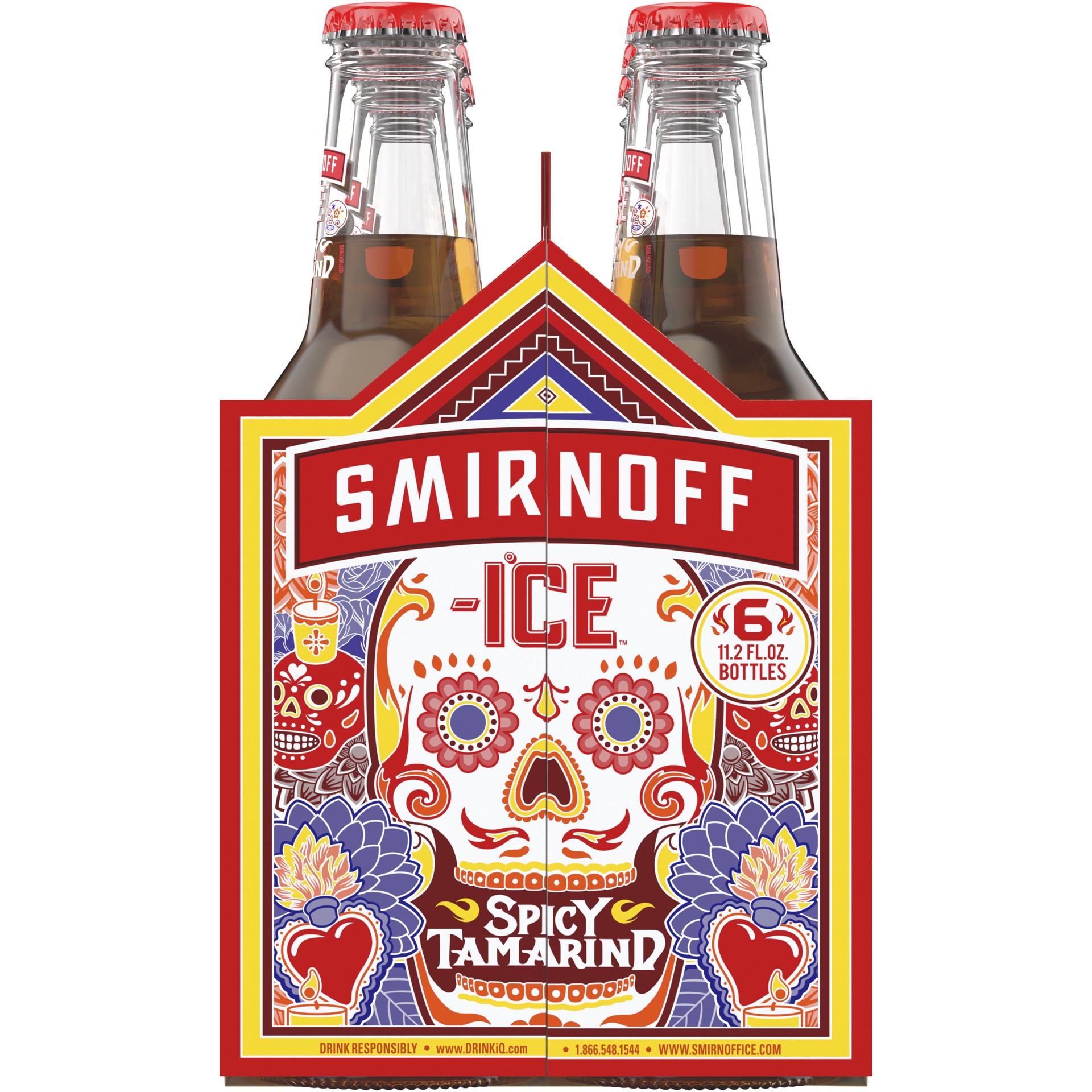 slide 5 of 5, Smirnoff Ice 6 Pack Spicy Tamarind Malt Beverage 6 ea, 6 ct