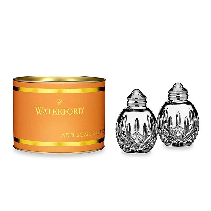 slide 1 of 1, Waterford Giftology Lismore Round Salt & Pepper Shaker Set, 1 ct