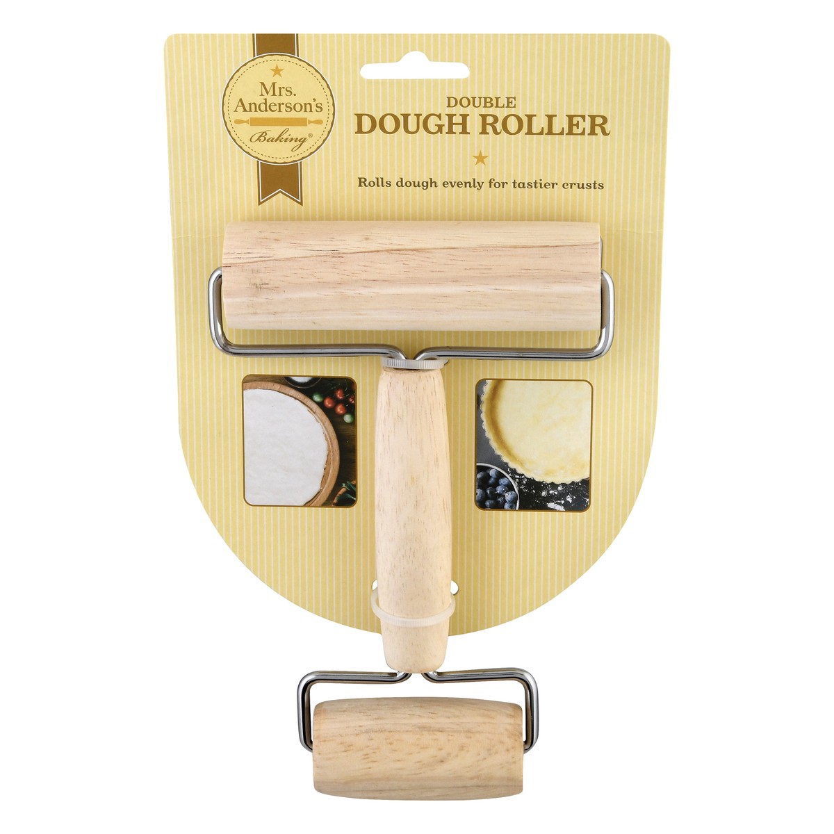 slide 7 of 11, Mrs. Anderson's Baking Nordic Ware Double Dough Roller, 1 ct