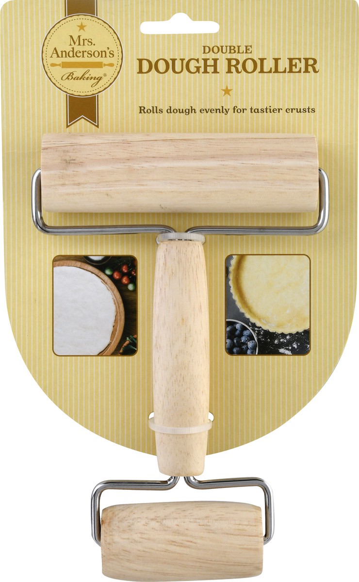 slide 1 of 11, Mrs. Anderson's Baking Double Dough Roller 1 ea, 1 ct
