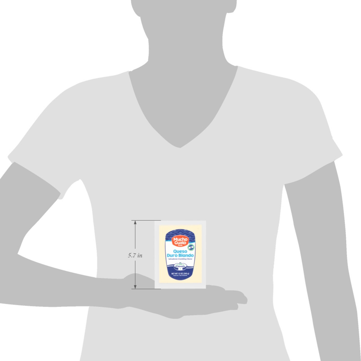 slide 12 of 13, Mucho Gusto Foods Crumbling Salvadoran Cheese 12 oz, 12 oz