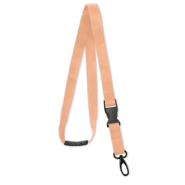 slide 2 of 3, MyID Lanyard, 20"", Peach Fuzz, 1 ct