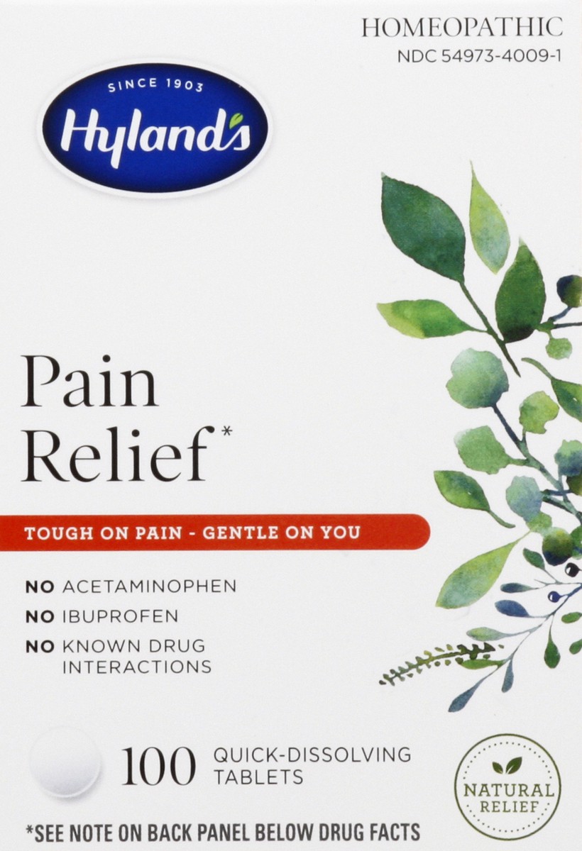 slide 5 of 12, Hyland's Pain Relief, 100 ct