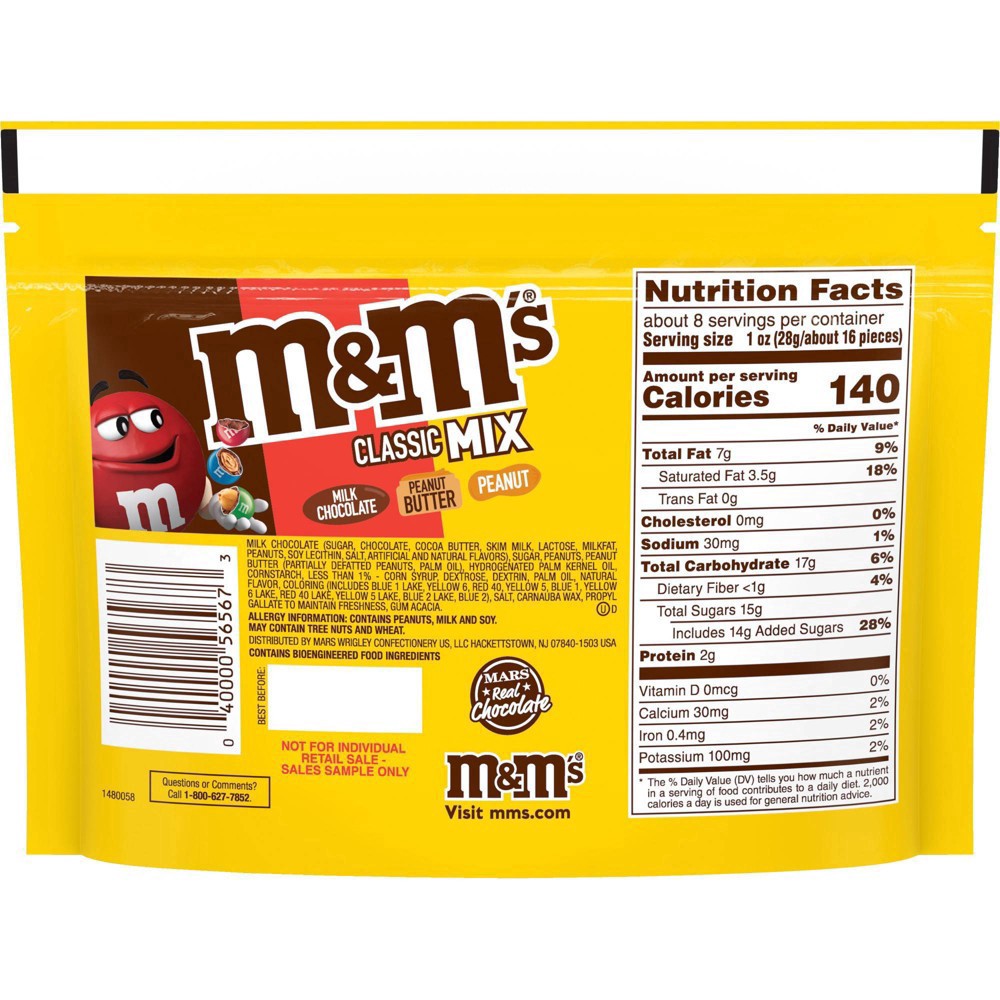 slide 5 of 15, M&M's Classic Mix Chocolate Candy, Sharing Size - 8.3oz, 8.3 oz